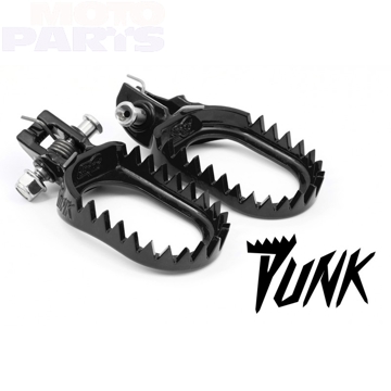 Фото Подножки, кованая сталь S3 Punk, чёрные, SX(F)/TC/FC 16-22, EXC(F)TE/FE 17-23
