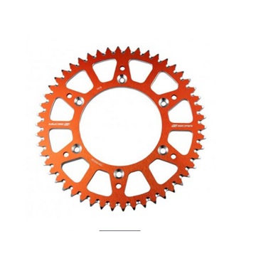 Фото Задняя звезда 428-48T оранжевая Scar, KTM SX85 04-25, Husqvarna TC85 14-25, GasGas MC85 21-25