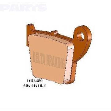 Фото Тормозные колодки DELTA MX-N, задние - CRF250 04-25, CRF450 02-25, CR125/250 02-07