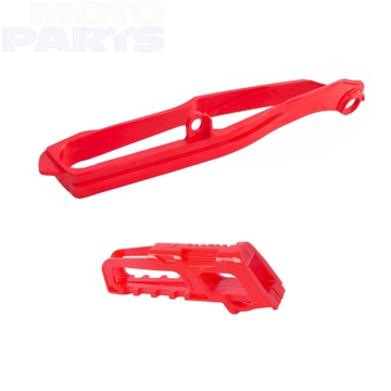 Фото Комплект пластика цепи POLISPORT, красный, CRF250R(X) 20-24, CRF450R(X) 19-25