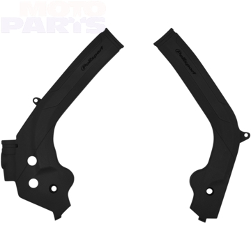 Фото Защита рамы POLISPORT черная, SX(F)125-450 16-18, EXC(F)/TE/FE250-500 17-19, TC/FC125-450 16-22, TE/FE125-450 17-23