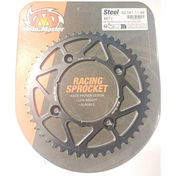 Фото Звезда задняя, сталь - чёрная 420-48T Moto-Master, KTM SX65 25-, Husqvarna TC65 25-, GasGas MC65 25-
