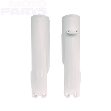 Фото Защита передних амортизаторов RTECH, белая, SX/TC/FC/EXC125-450 23-25 EXCF/TE/FE125-450 23-25, MC/EC/MCF/ECF125-500 24-25