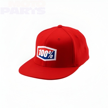 Фото Кепка 100% Essential, красная, размер L/XL (Flex-Fit)