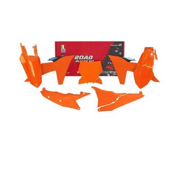 Фото Комплект пластика RTECH, оранжевый, SX(F)125-450 23-25