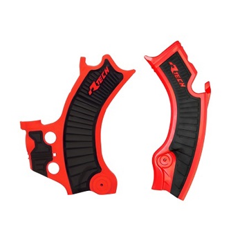 Фото Защита рамы RTECH, красная/чёрная, CRF250/450 25-26
