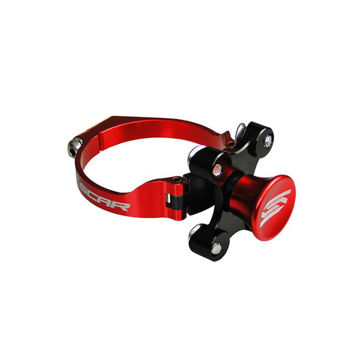 Фото Стартовая кнопка D.56.4mm красная Scar, Honda CRF250-450 04-25, Kawasaki KX250F-450F 06-25, Suzuki RMZ250-450 07-25