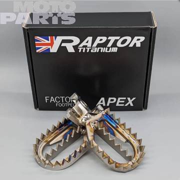 Фото Подножки титановые RAPTOR Apex(стандартные), CR/CRF(X)125-450 02-25