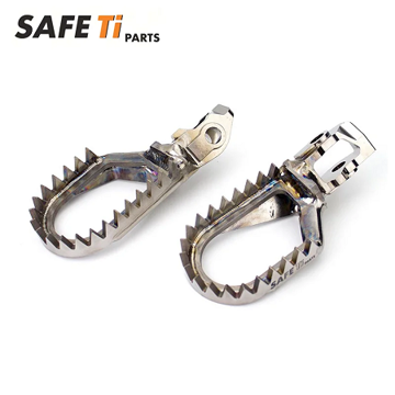 Фото Подножки титановые SAFE Ti 10mm Back +5mm Down, SXF/SX/TC/FC/MC/MCF125-525 23-25, EXC/EXCF/FE/TE/EC/ECF250-500 24-25, SX85/TC85/MC85 25-