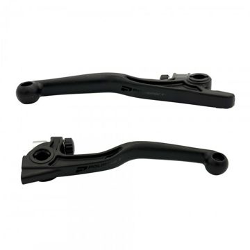 Фото Комплект рычагов тормоза и сцепления (гнущиеся) POLISPORT APT Levers, чёрный, KTM 14-25, TC/FC 22-25, TE/FE 14-25
