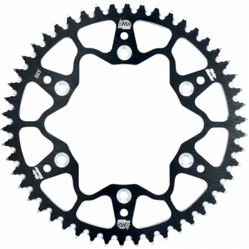 Фото Звезда задняя алюминиевая 420-48T черная Moto-Master, KTM SX65 98-, Husqvarna TC65 17-, GasGas MC65 21-