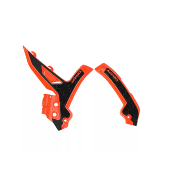 Фото Защита рамы Acerbis, черно оранжевая, KTM SX/SXF 23-, EXC/EXCF 24-