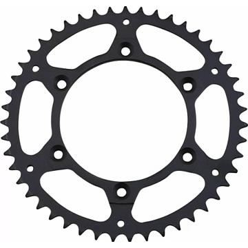 Фото Звезда задняя 520-50T, стальная черная PBR, KTM SX(F)/EXC(F) 125-505 01-26, Husqvarna TC/FE/TE 125-450 14-26, GasGas EX/MC/EX 125-450 21-26