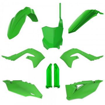 Фото Комплект пластика (OEM color зеленый) Polisport Kawasaki KX450F 19-23, KX250F 21-24