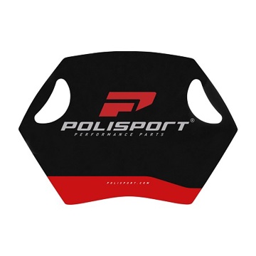 Фото Доска пит борд POLISPORT PP2, чёрная/красная, белая поверхность для надписи