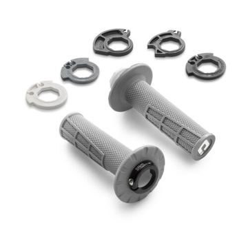 Фото Грипсы серые Lock-on OEM КТМ SX125-250-300 23-25, SXF250-350-450 23-25, TC125-250 23-25, FC250-350-450 23-25, MC125-250 23-25, MCF250-350-450 23-25