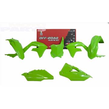 Фото Комплект пластика RTECH, зелёный, KXF250 21-24, KXF450 19-23