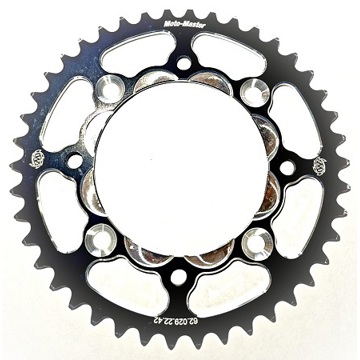 Фото Задняя шестерня, алюминиевая 415-40T черная, Moto-Master, SX50 14-26, TC50 17-26, MC50 21-26