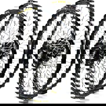 Фото Колесо заднее 19*2,15 (черный обод - черная ступица) 22мм HAAN WHEELS, KTM SX/SXF125-505 23-25, HSQ TC/FC125-505 23-25, GG MC/MCF125-505 23-25