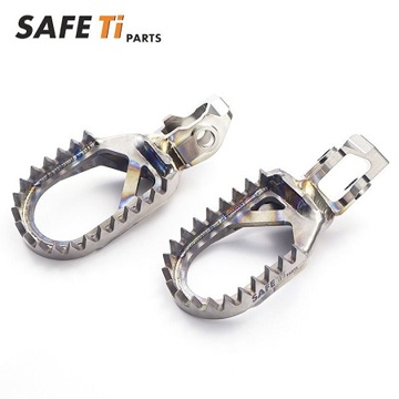 Фото Подножки титановые SAFE Ti (стандартные), SXF/SX/TC/FC/MC/MCF125-525 23-26, EXC/EXCF/FE/TE/EC/ECF250-500 24-26, SX85/TC85/MC85 25-
