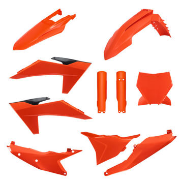 Фото Комплект пластика Polisport, оранжевый, KTM SX/SXF 23-25