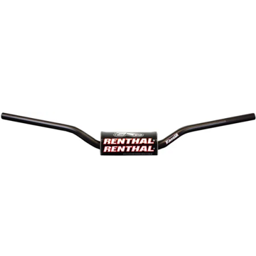 Фото Руль алюминиевый 28.6 RENTHAL FATBAR ( черный ), Honda CRF 2018-, Kaw KX 2021-