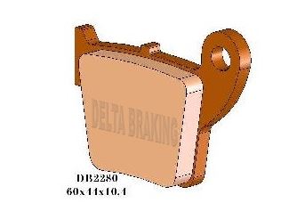 Фото Тормозные колодки DELTA M1, задние - CRF250 04-22, CRF450 02-22, CR125/250 02-07