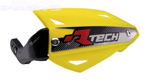Фото Защита рук RTECH Vertigo ATV с кронштейном, жёлтая