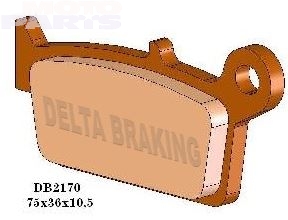 Фото Тормозные колодки DELTA M1, задние - CR85 03-07, KX125 95-08, YZ125 98-02, RM1