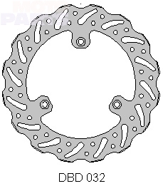 Фото Передний тормозной диск DELTA, D198мм, SX65 00-24, TC65 16-24