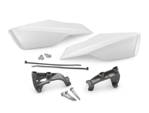 Фото Комплект защиты рук с креплениями на машинки (Brembo) белая KTM (OEM), KTM / Husqvarna / GasGas
